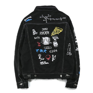 Veste en jean graffiti Millenium™