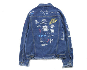 Veste en jean graffiti Millenium™
